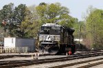 NS 7230 sits in Glenwood Yard with a slug set behind it